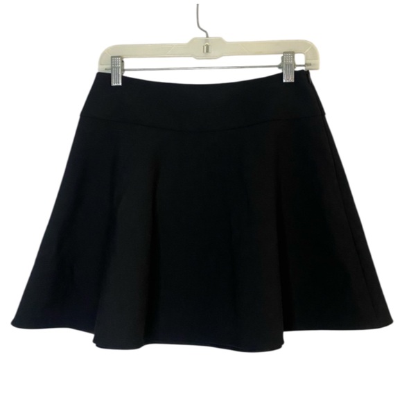 RED Valentino Womens A Line Mini Skirt Black Size Small Aesthetic Goth Grunge